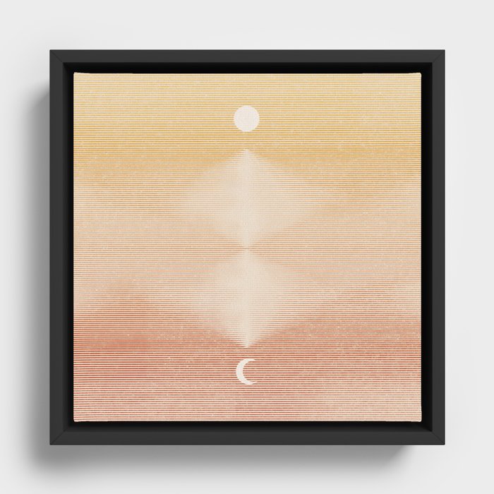 Rising Moon | 2 Framed Canvas