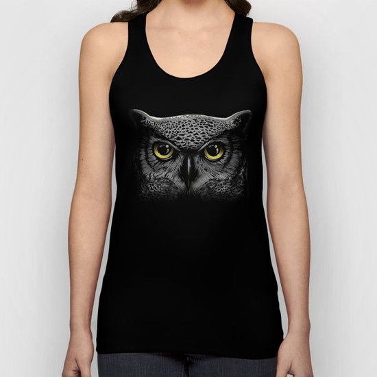 Moon Owl Unisex Tank Top