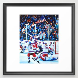 Miracle on Ice Framed Art Print
