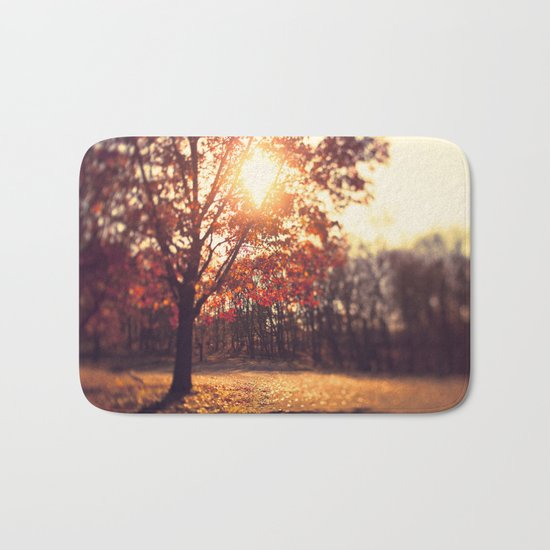 Autumn Sun Bath Mat