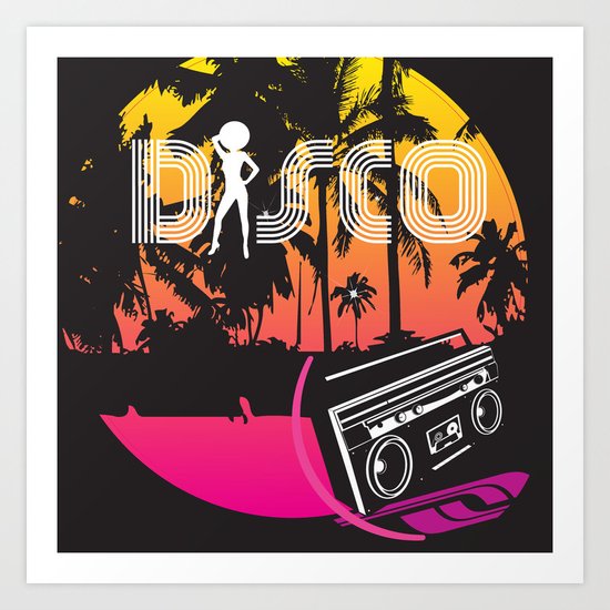 disco Art Print