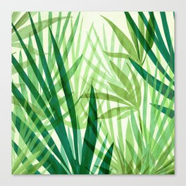 Bali Forest / Abstract Tropical Series Canvas Print