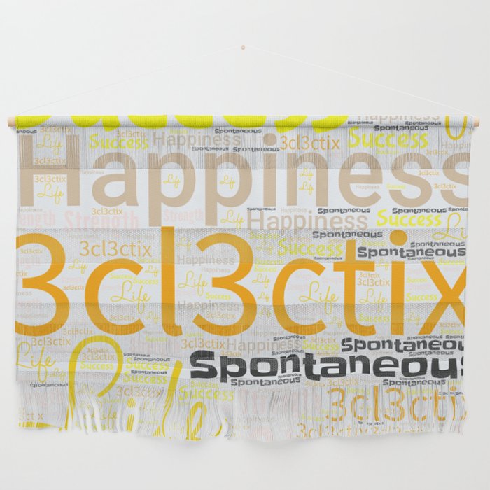 3cl3ctix WordArt Wall Hanging