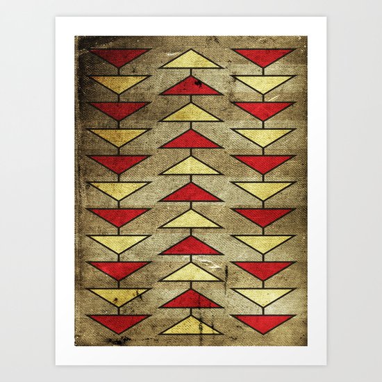 Navajo Arrows Art Print