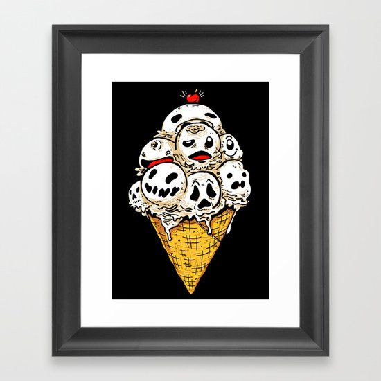 I Scream on Friday the 13th Framed Art Print