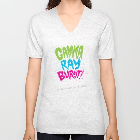 Gamma Ray Burst Unisex V-Neck