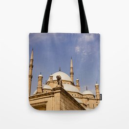 ancient historical egyptian castle in cairo egypt of egptian king Tote Bag