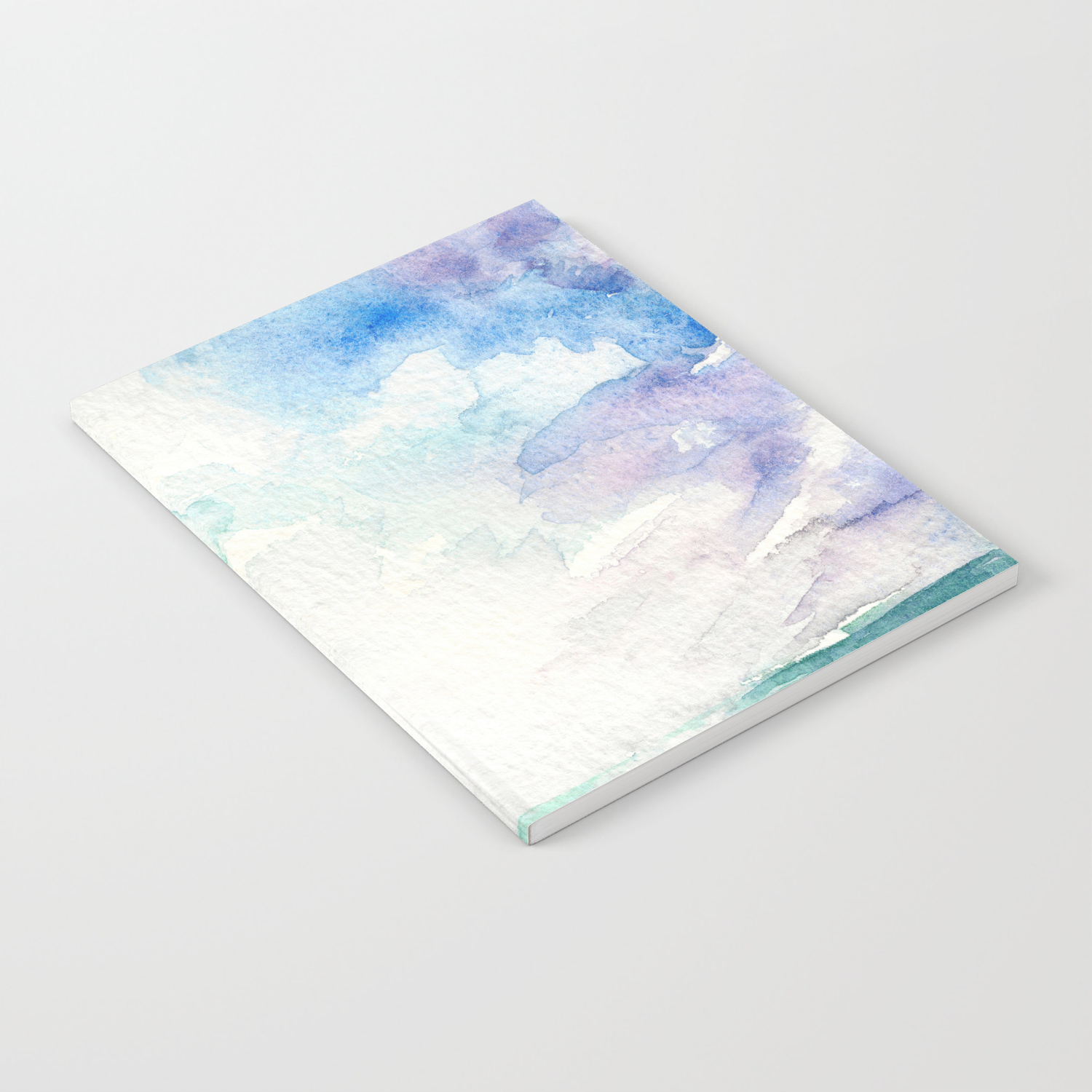 Colored Sky Watercolor Painting Notebook By Emeraldtree Society6