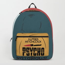 Four Hitchcock movie poster in one (Psycho, The Birds, North by Northwest, Notorious), cinema, cool Backpack | Alfredhitchcock, Oldmovies, Hitchockfilm, Ingridbergman, Thebirdsposter, Northbynorthwest, Graphicdesign, Hitchcock, Carygrantposter, Movies & TV 