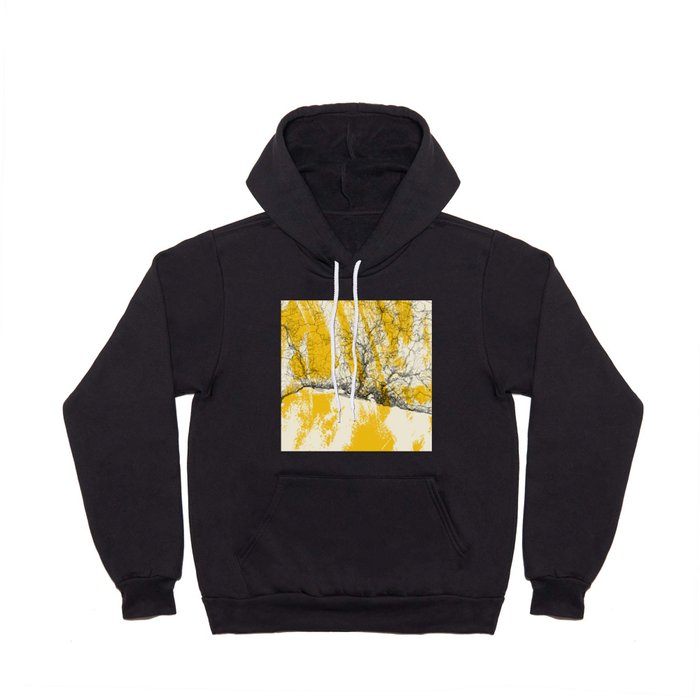 Genoa, Italy. City Map Painting. Yellow Collage. Summer Hoody