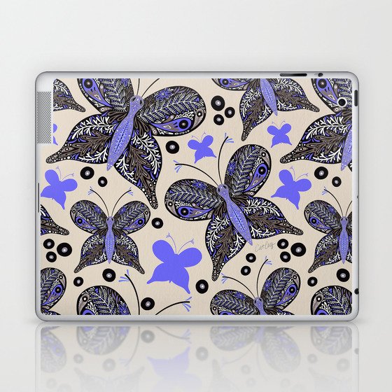 Butterfly Intricacies – Indigo Laptop & iPad Skin
