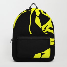 LA Park Mask Design Yellow Backpack