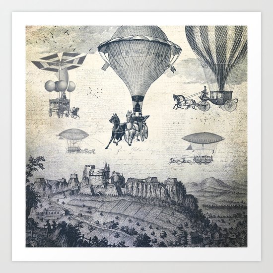 Carrilloons over the City Art Print