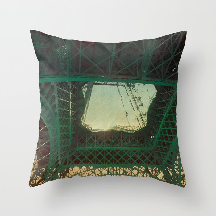 in the eye Throw Pillow