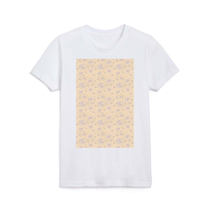 Summer Vintage Floral Cream Collection Kids T Shirt