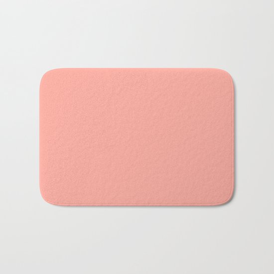 Simply Salmon Pink Bath Mat