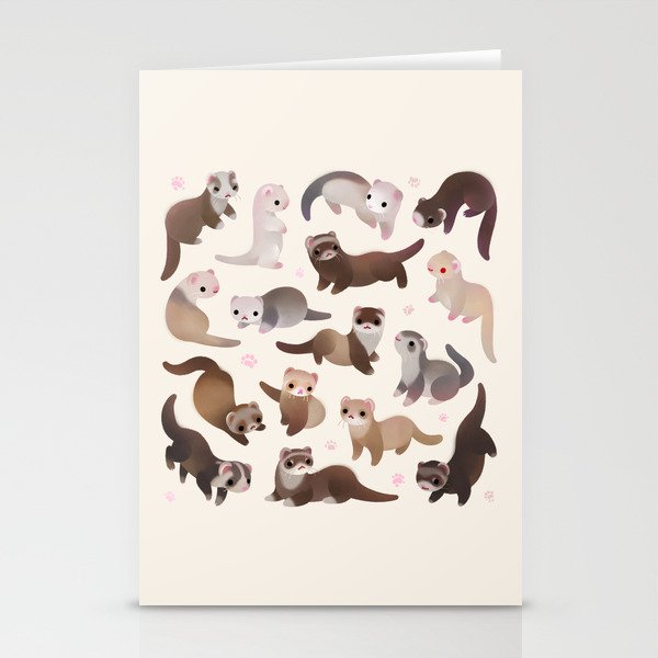 Ferret Stationery Cards