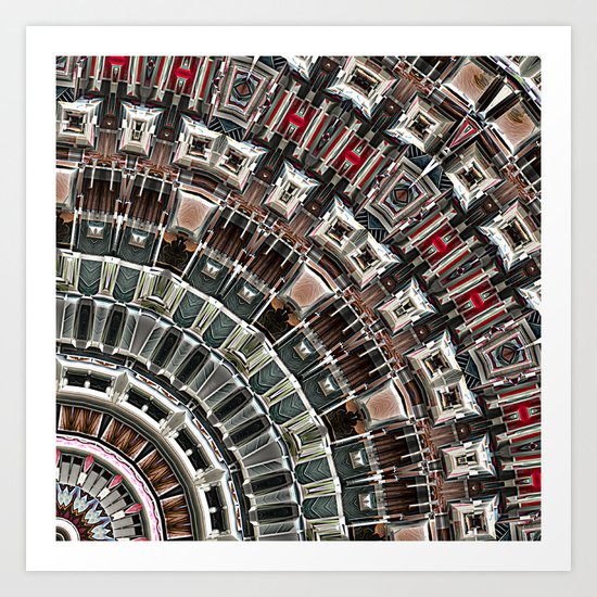 Fan of Geometry Art Print