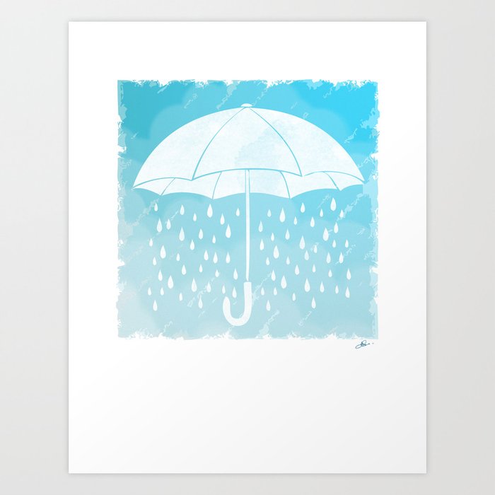 Rainy Days Art Print