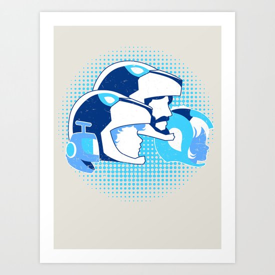 Travel Among Unknown Stars Art Print