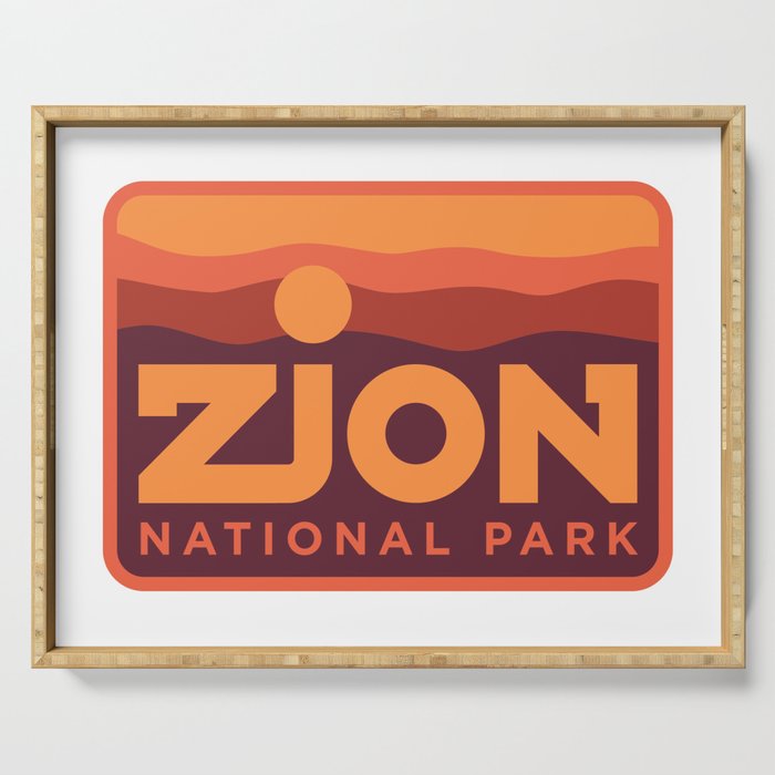 Zion National Park Serving Tray