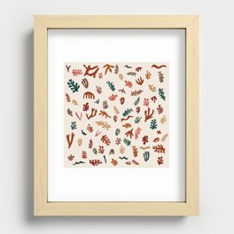 Matisse seaweed Colorful 1 Recessed Framed Print