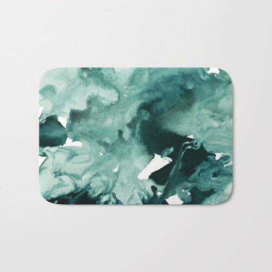 inkblot marble 4 Bath Mat