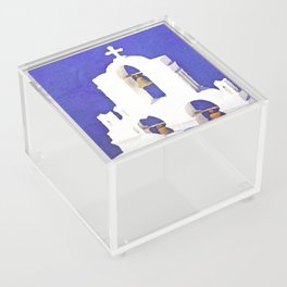 Santorini Greece #12 Acrylic Box