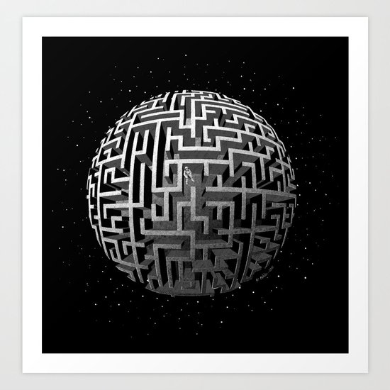 Lost in Space Art Print
