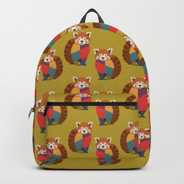 Red Panda Backpack | Wildlife, Children, Safari, Abstract, Kids, Nature, Cute, Asia, Pattern, Quirky 