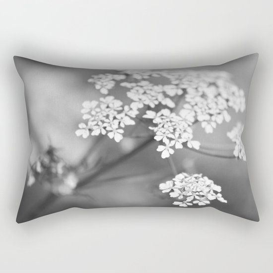 White flower for Valentine's day II Rectangular Pillow