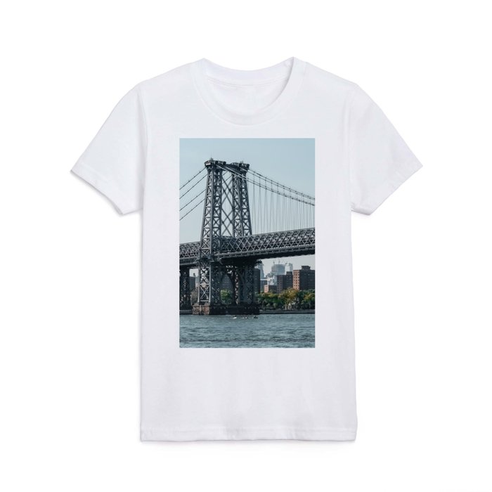 New York City Williamsburg Bridge Kids T Shirt