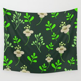 Nice Flowers Pattern Wall Tapestry