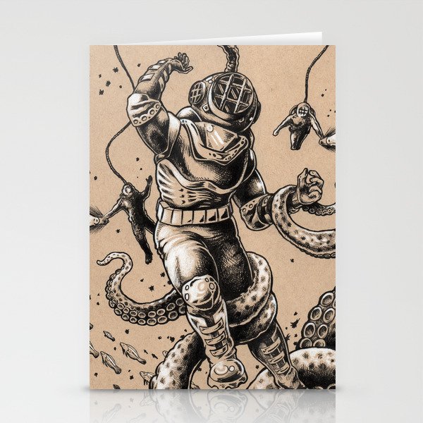 Danger Dive Stationery Cards