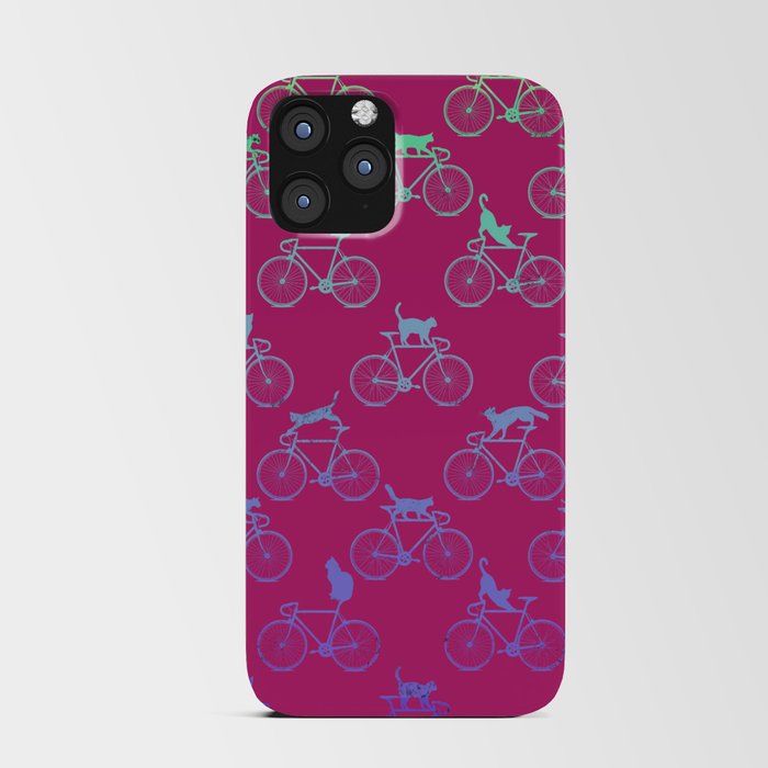 Cat One Bike Racing iPhone Card Case