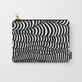 Black and White surreal Lines Carry-All Pouch