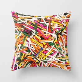 Golf Pegs Throw Pillow