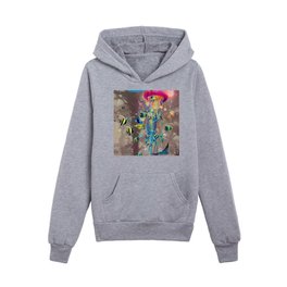 Day Dreaming at the Jellyfish Forest Kids Pullover Hoodies