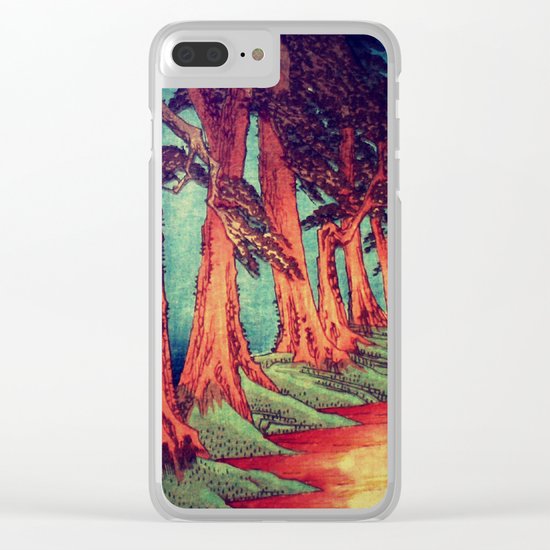 Midnight on the path towards Kanama Clear iPhone Case