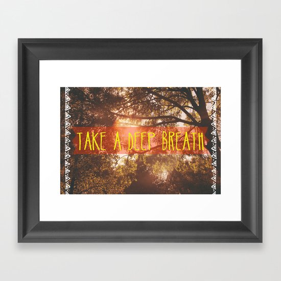 Breathe Framed Art Print