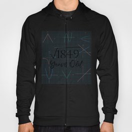 Square Root Of 1849 - Funny 43rd Birthday 43 Years Old Math graphic Hoody