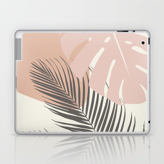 Minimal Monstera Palm Finesse #4 #tropical #decor #art #society6 Laptop & iPad Skin