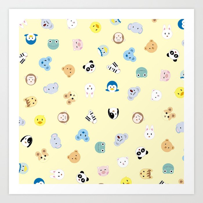 Cute Chibi Animals Pattern Art Print By Viktoriusart Society6 Learn how to master this popular anime and manga drawing style. cute chibi animals pattern art print by viktoriusart