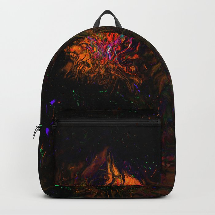 Neon error shapes Backpack