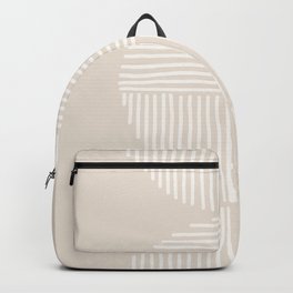blank space Backpack | Line, Geometry, Drawing, Midcentury, Hatches, Lines, Modern, Digital, Pattern, Curated 