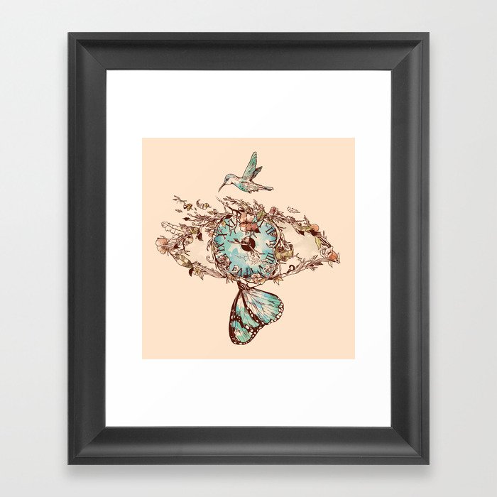 Watching the Passage of Time Framed Art Print