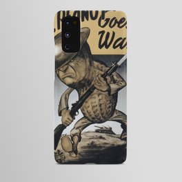 Mr Peanut Goes To War! American WW2 Poster Android Case