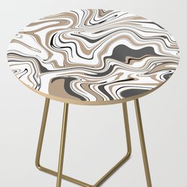 Simple natural balanced marble design Side Table