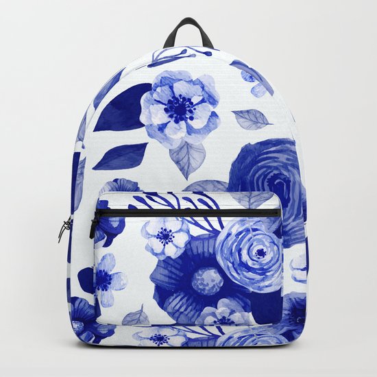Flowers Print Backpack