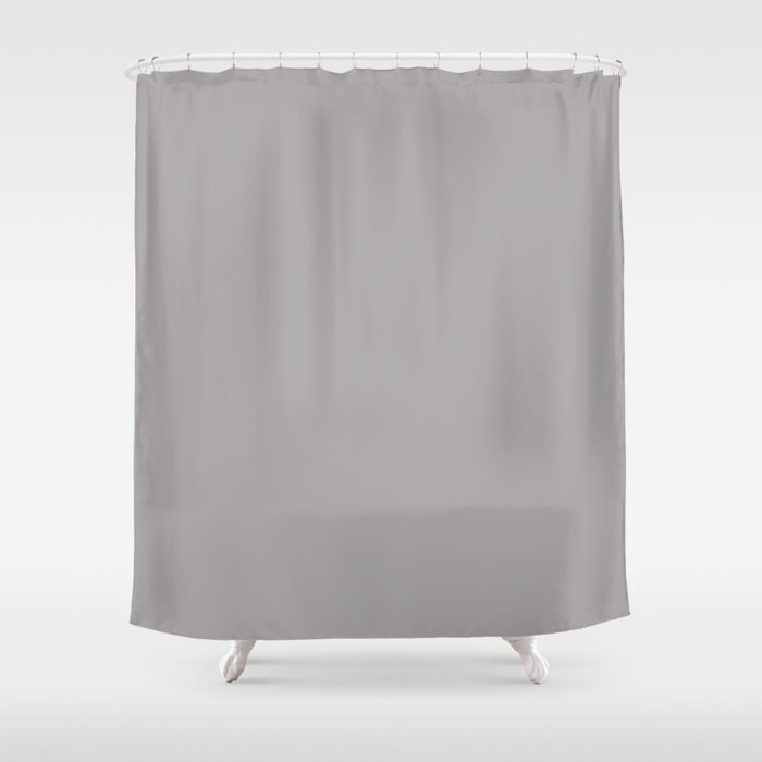 Smoking Gray Shower Curtain